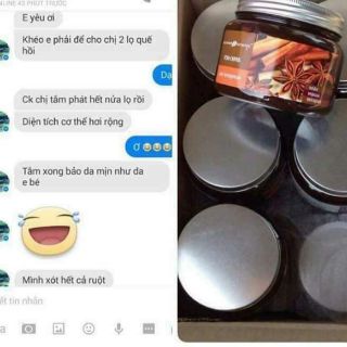TẨY DA CHẾT Cafe QUẾ HỒI