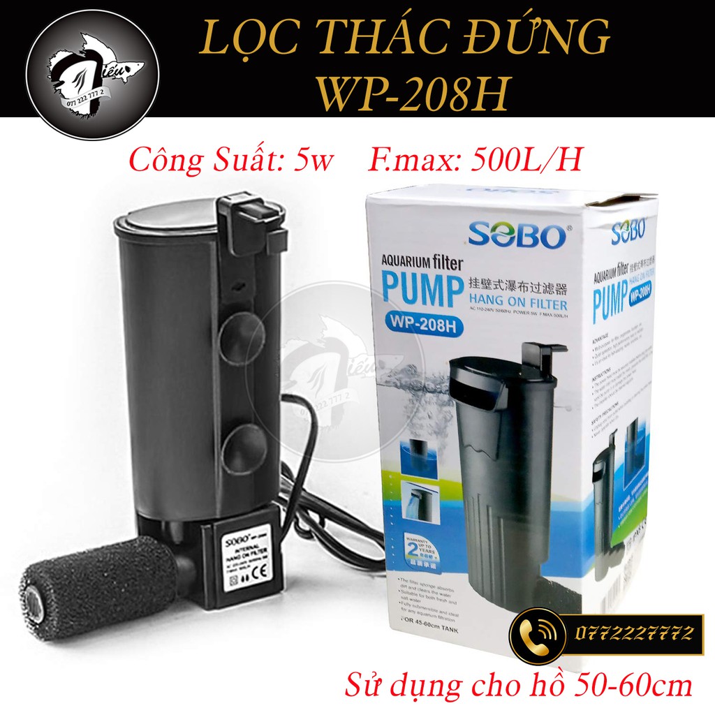 Lọc Thác Đứng Sobo WP-208H