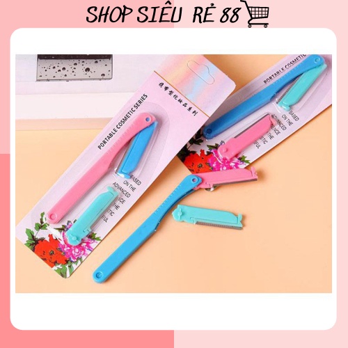 Bộ Dao Cạo, Tỉa Lông Mày, Chân Mày, Tóc Mái 2 Lưỡi 1264 SHOP SIÊU RẺ