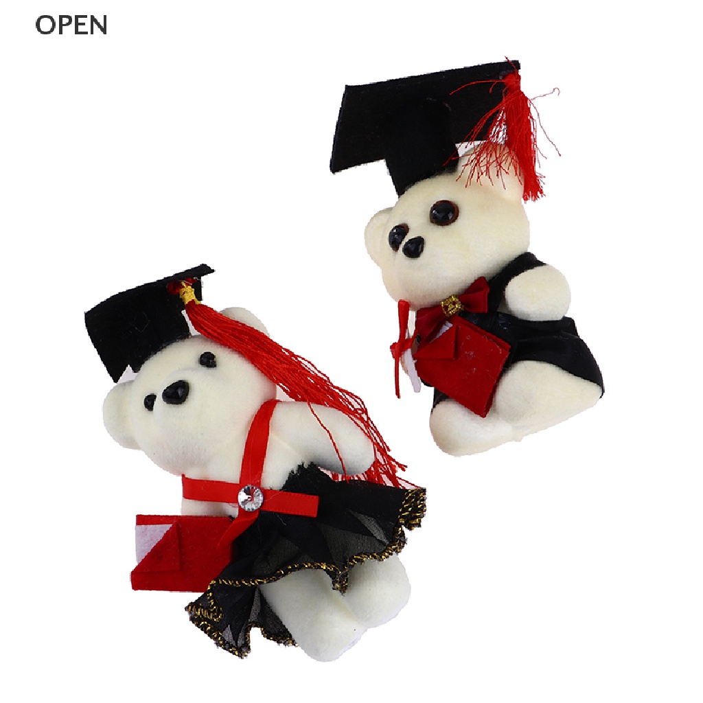 Búp Bê Gấu Bông Đứng 12cm Trang Trí Lễ Tốt Nghiệp
