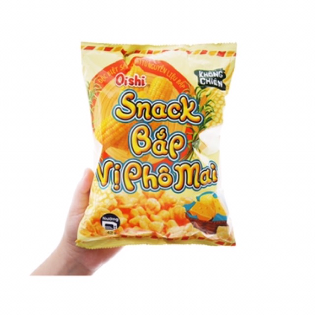 Snack bắp vị phô mai Oishi gói 40g