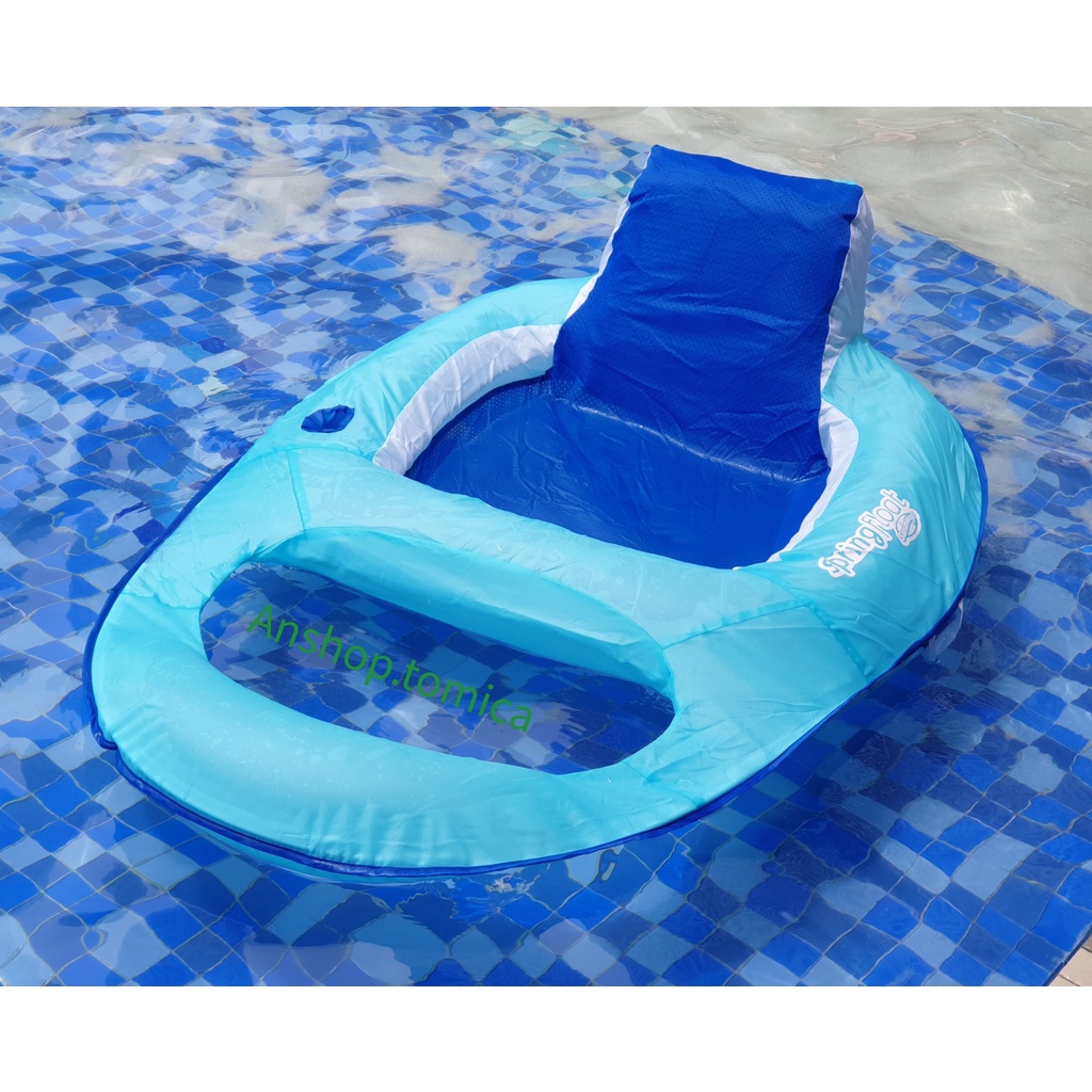 Phao hồ bơi SwimWays Spring Float gấp gọn hàng Spin Master Canada