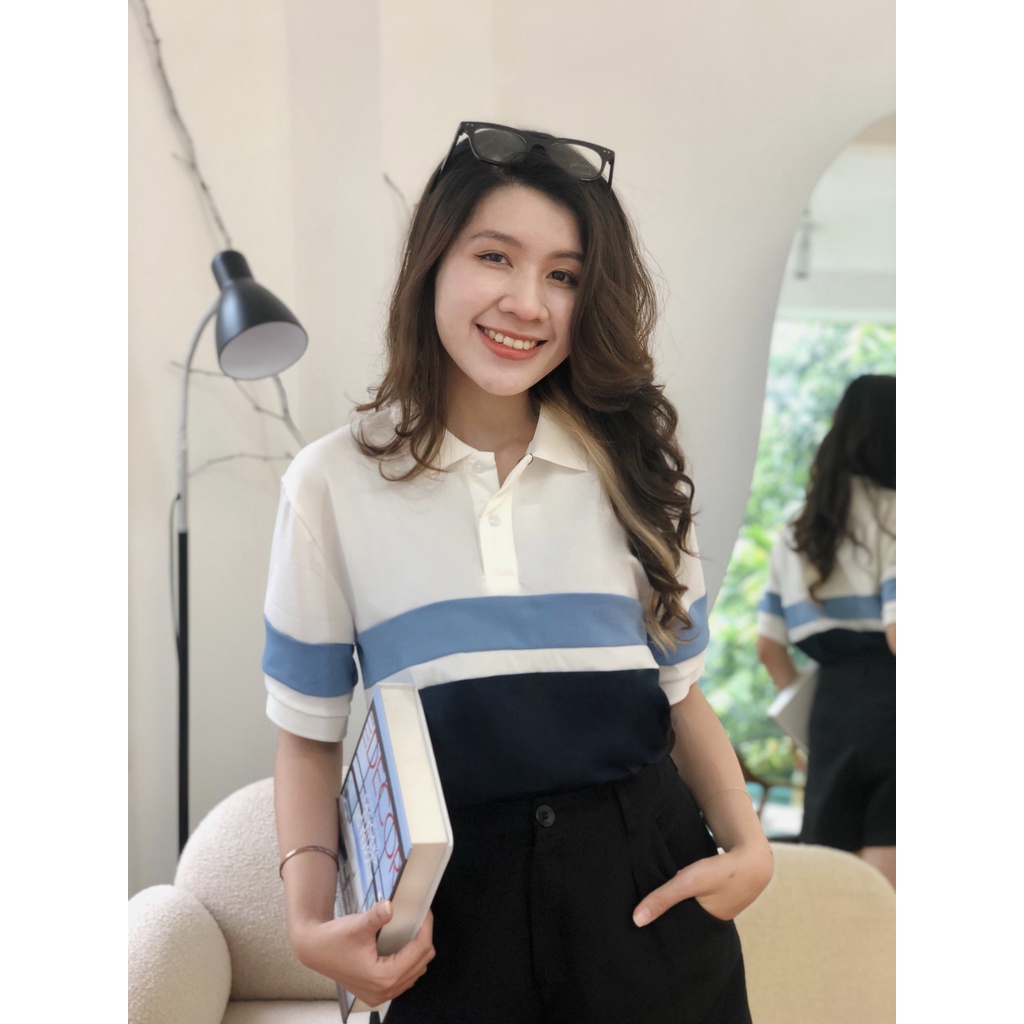 ÁO THUN NAM NỮ POLO CỔ TRỤ TAY NGẮN MẪU ĐƠN GIẢN DỄ PHỐI - HOT HÈ 2022 (có bigsize 40_75kg)