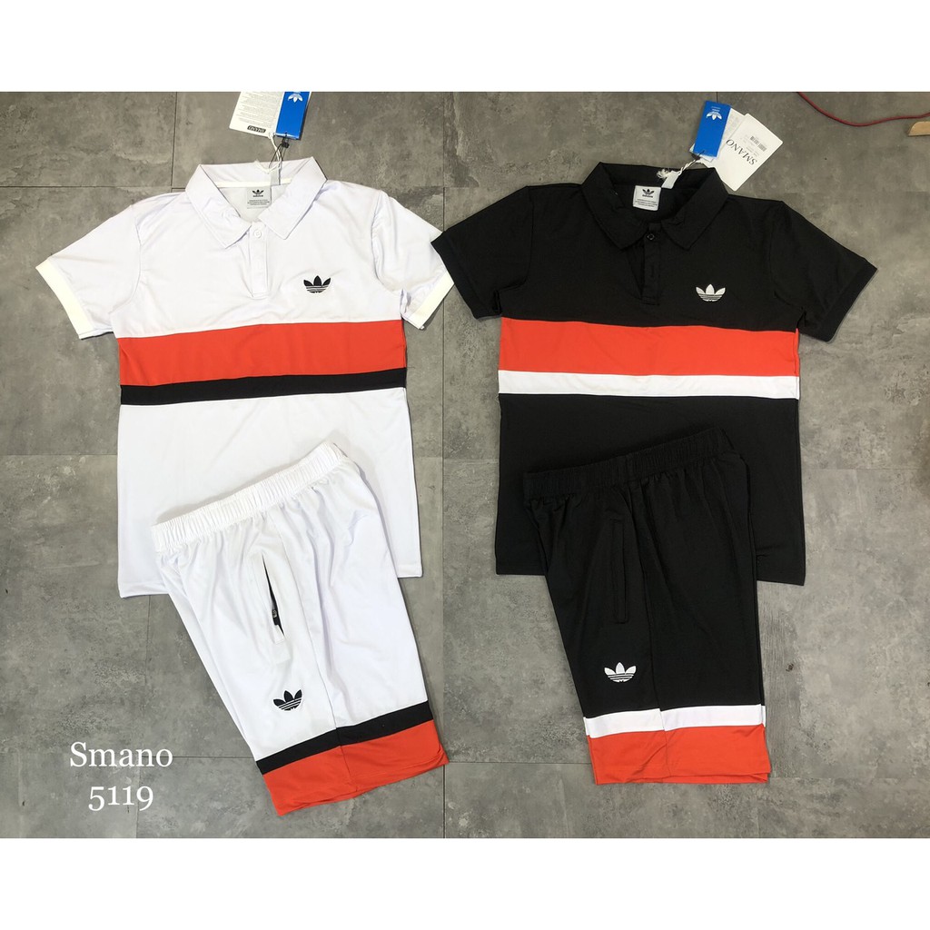 ⚡[𝐇𝐎𝐓 𝐓𝐑𝐄𝐍𝐃]⚡ Bộ Adidas nam có cổ - Bộ thể thao nam cổ bẻ cực đẹp - Bộ hè nam | BigBuy360 - bigbuy360.vn