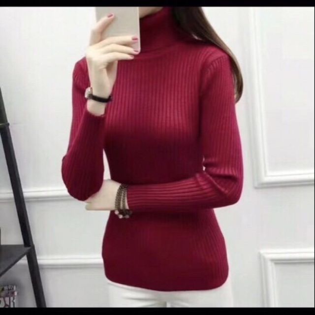 ÁO LEN CỔ LỌ CHẤT ĐẸP