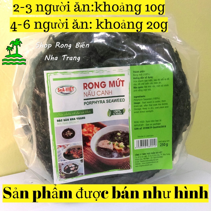 Rong mứt nấu canh 250g - Mắt sáng, ngừa loãng xương, tốt cho tim mạch