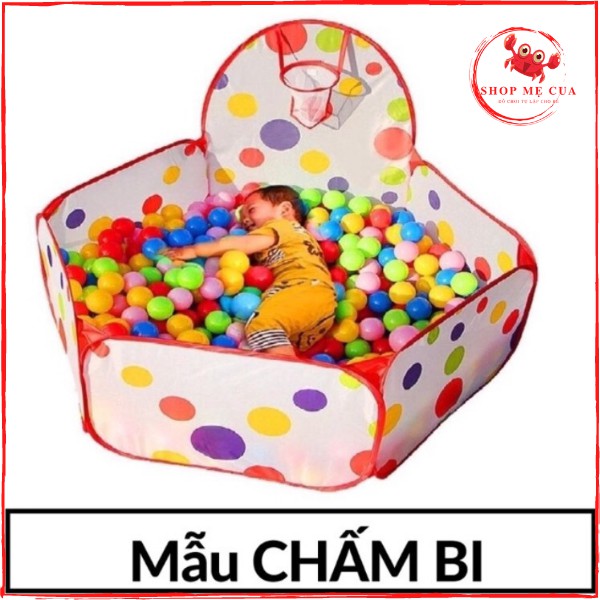 NHÀ BÓNG BANH MẪU CHẤM BI CHO BÉ( KHÔNG KÈM BÓNG)/ ĐỒ CHƠI TRẺ EM