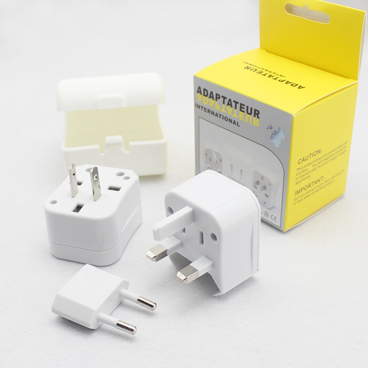 Ổ cắm đa năng du lịch vòng quanh thế giới tích hợp chân cắm USB đa năng