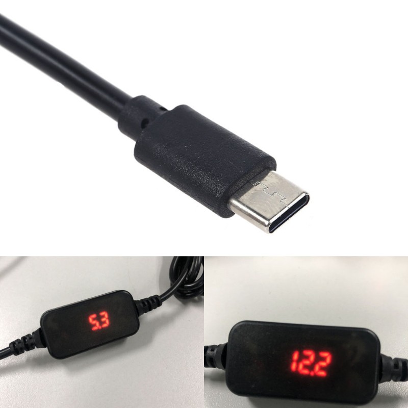 Dây Cáp Chuyển Đổi Usb C Pd Sang 9v 12v 20v 5.5x2.5mm Cho Bộ Định Tuyến Led Wifi