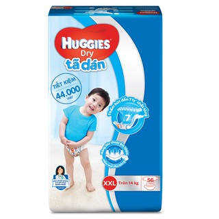 Tả Dán Huggies XL62, XXL56, L68, M76