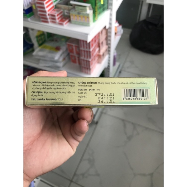 Bổ não - hoạt huyết phúc hưng hộp 40 viên