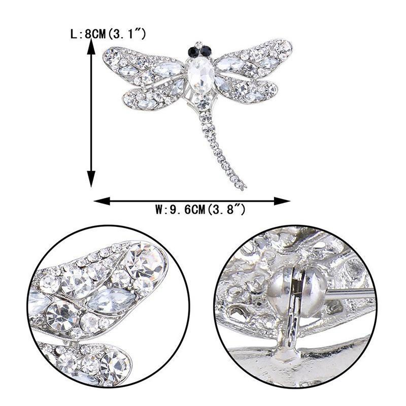 Ghim Cài Áo Hình Chuồn Chuồn Đính Ngọc Trai Nhân Tạo Thời Trang Cho Nữ