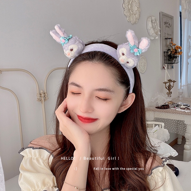 Băng Đô Tai Thỏ 2022 Bằng Lông Nhung Dễ Thương Xinh Xắn Dành Cho Nữ