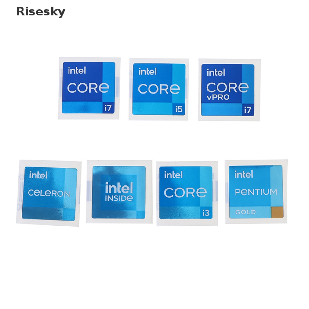 Set 5 Miếng Dán Trang Trí Laptop / Máy Tính Để Bàn DIY 11 Generation i3 i5 i7 VPRO