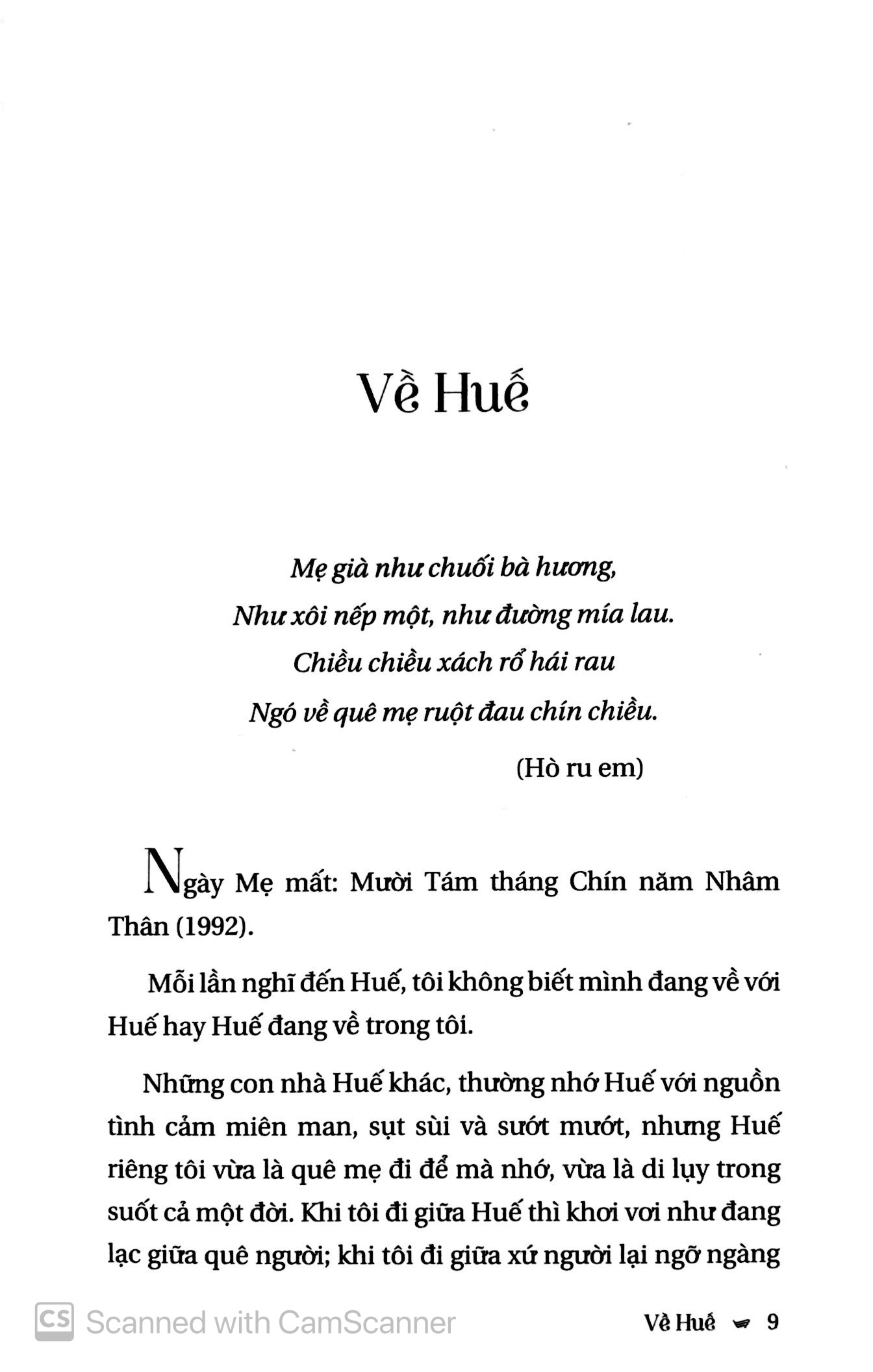 Sách Về Huế - Truyện ngắn - Tản Văn