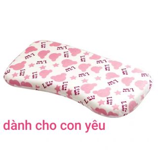 Gối cao su non chống bẹp đầu cho bé