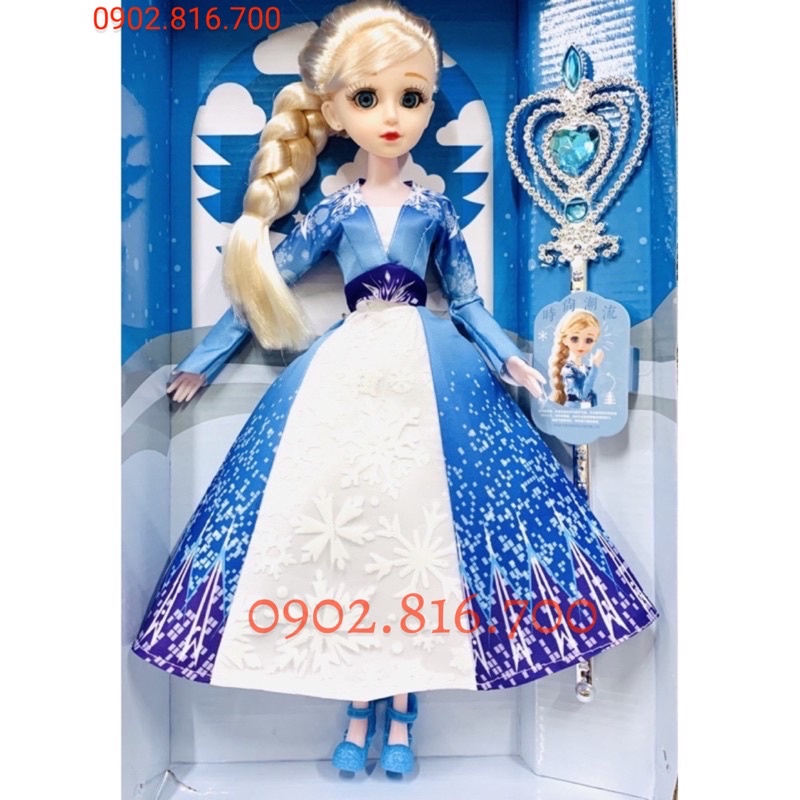 Búp bê Elsa xinh đẹp có khớp cao 35cm 3873 A