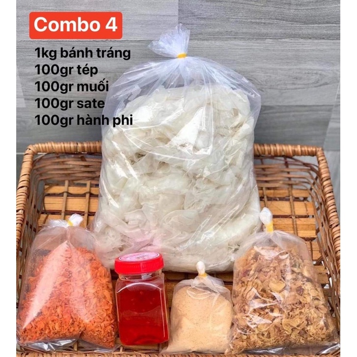 Combo bánh tráng phơi sương