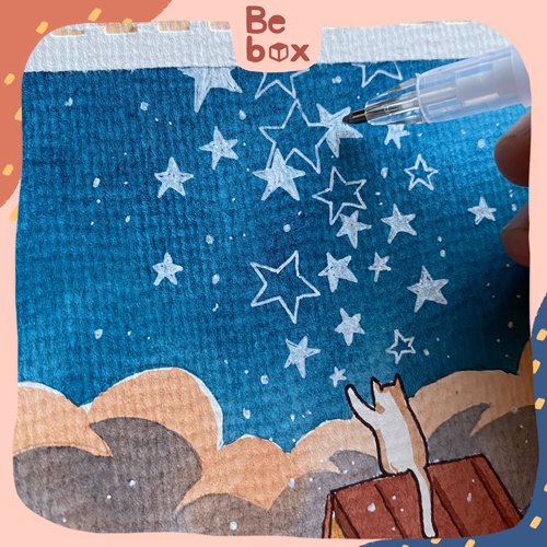 📌 Bút gel trắng đi nét Giorgione 📌