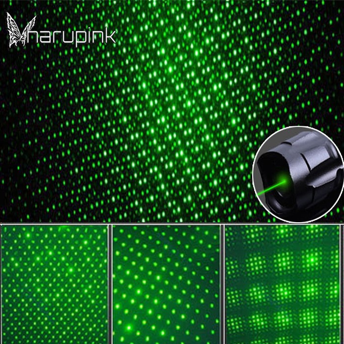 Đèn laser chiếu sáng hộp xanh lá thân đen chuyên dụng