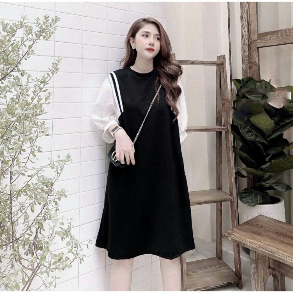 Váy Bầu Mùa Hè Cổ Tròn Tay Ngắn Dễ Thương.Đầm Bầu Đẹp Chất Lụa Hàn Châu Mềm Mát A030 Lin Store66