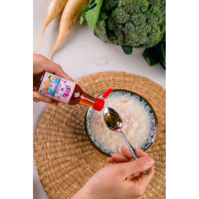 Nước mắm Lê Gia truyền thống nêm cháo, nấu món ăn cho em bé ăn dặm 60ml SAMI KIDS