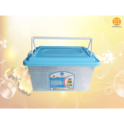 Hộp nhựa đựng thức ăn thực phẩm tủ lạnh Hộp lạnh hai quai nhựa Việt Nhật Hộp - Lạnh 2 quai
