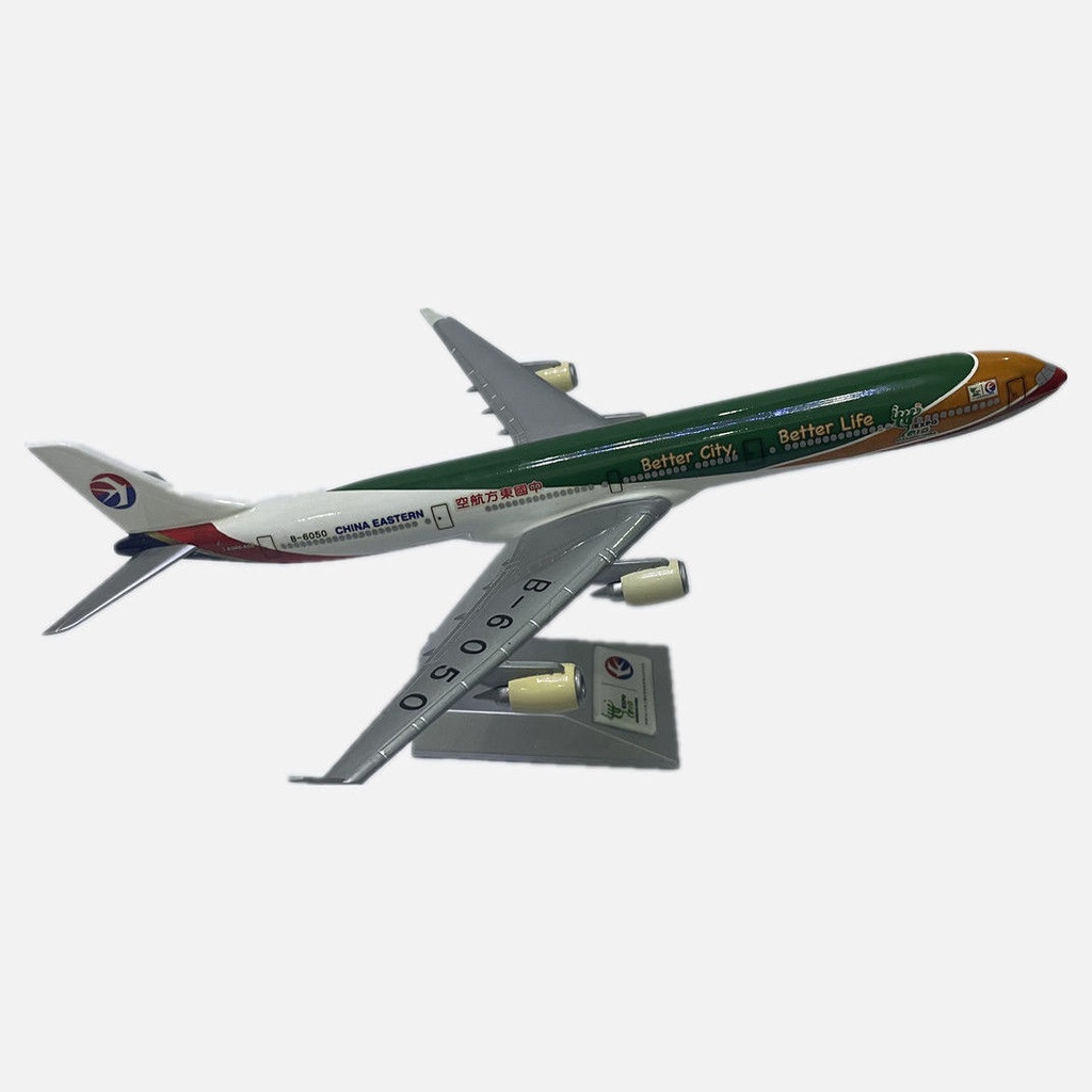 Mô Hình Máy Bay Hành Khách Trung Quốc A340-600 Bằng Nhựa ABS 30cm