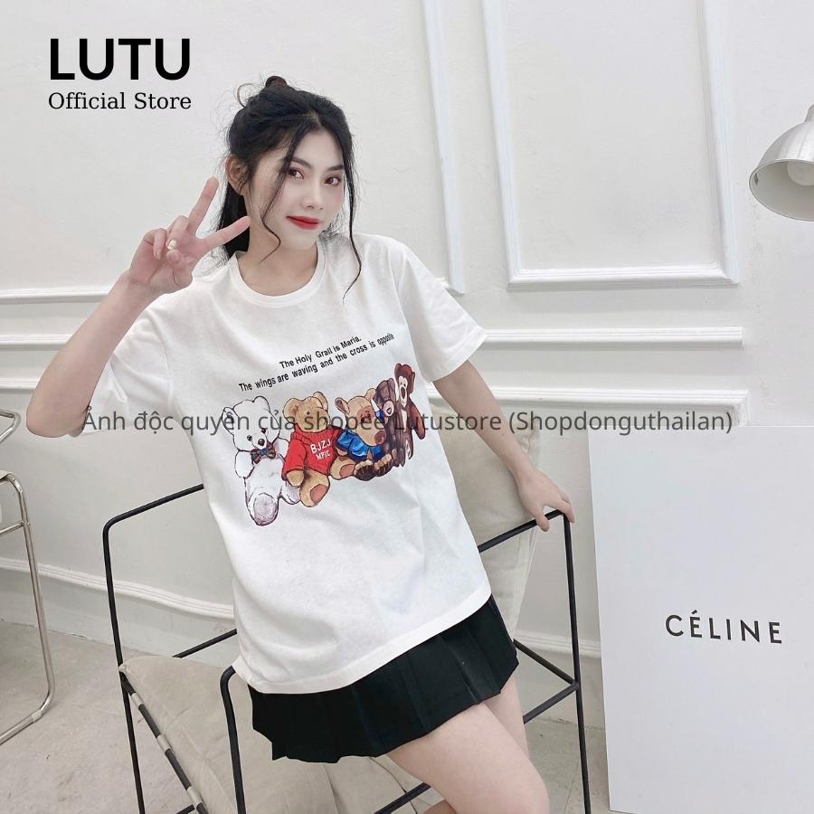 Áo Thun Cổ Tròn Form Rộng Unisex 100% Cotton Phông Nam Nữ In Hình