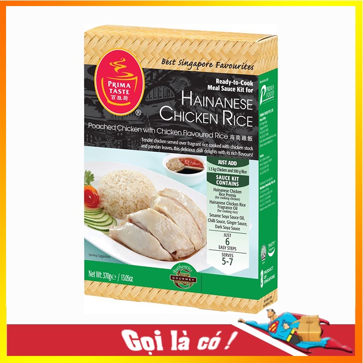 Gia Vị Cơm Gà Hải Nam 🌺FREESHIP🌺 Hainaese chicken rice Singapore 370G