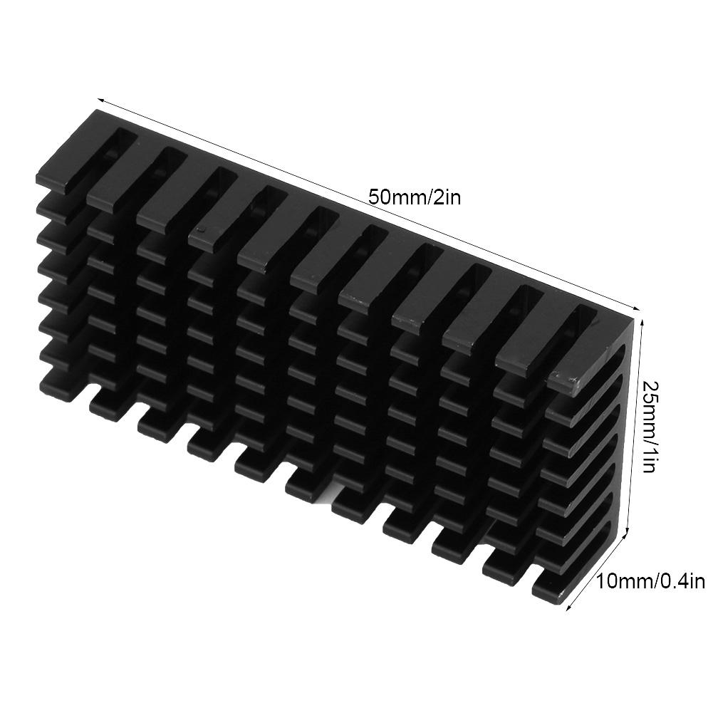 Set 5 khối tản nhiệt nhôm làm mát 50×25×10mm cho CPU | BigBuy360 - bigbuy360.vn