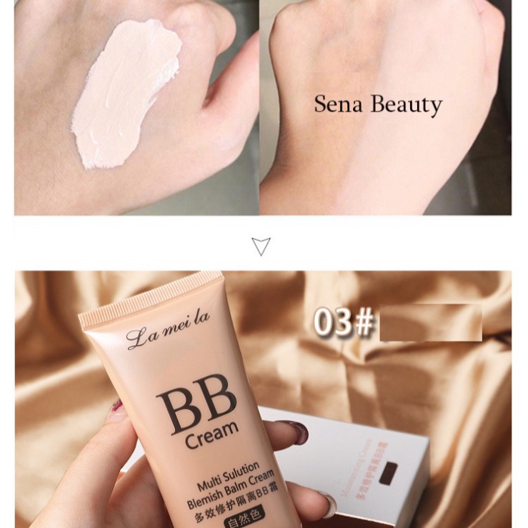 Kem Nền Trang Điểm Nội Địa Trung Lameila BB Cream Moisturizing LKN1