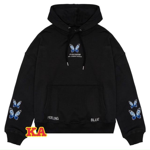 Áo Hodie bướm⚡️FREESHIP EXTRA⚡️ảnh thật cuối