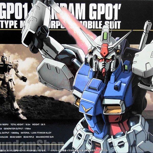 Mô hình lắp ráp HG UC RX-78GP01 Gundam GP01 Tỉ lệ 1/144 Hàng chính hãng Bandai - Nhật Bản