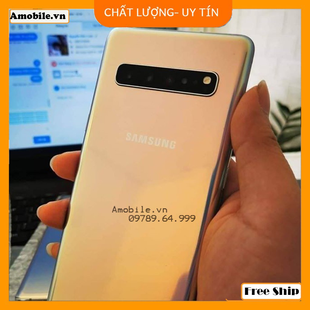 [Free ship] Điện Thoại Samsung Galaxy S10 5G Pin Khủng 4500mAh| Ram 8Gb, Room256Gb/ S105G chiến ngon pupg, liên quân...