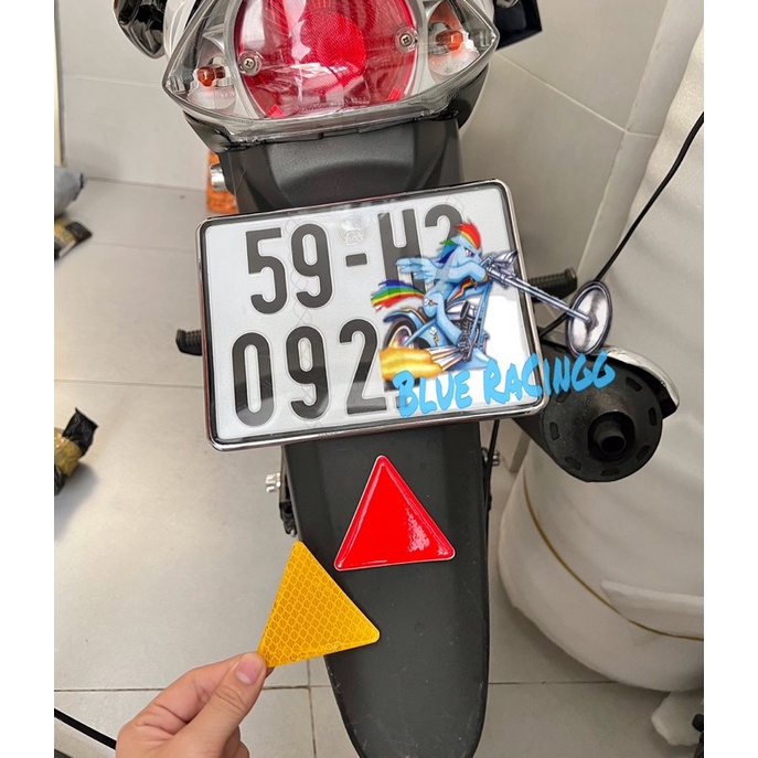 Tem Tam Giác phản quang 1 Miếng