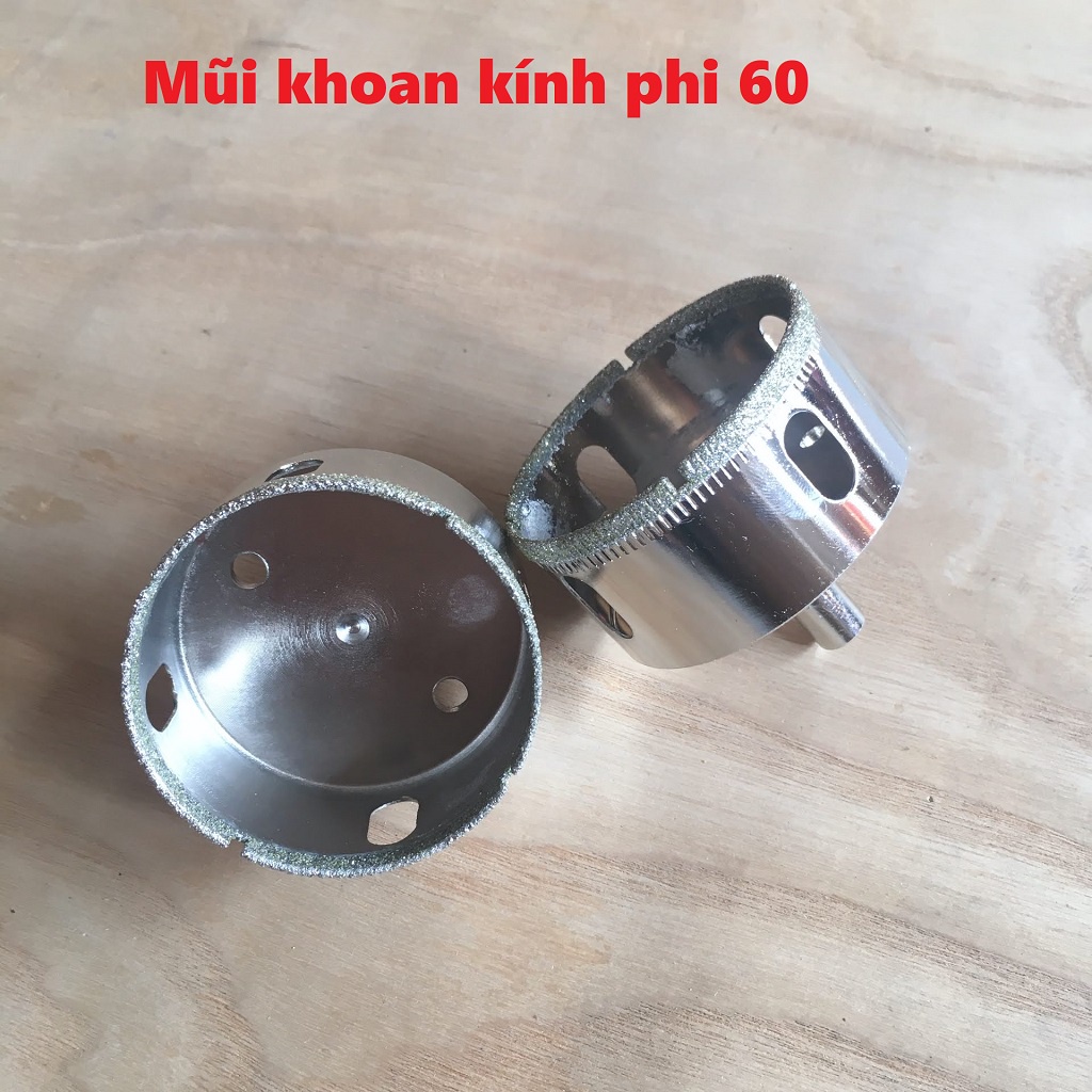 [SẴNG HÀNG] Mũi khoan kính phi 60mm