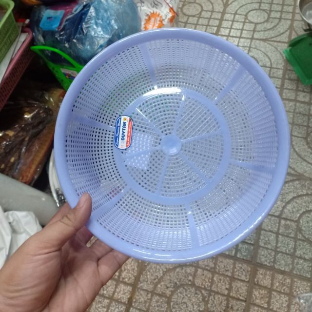 Rổ tròn nhựa Duy Tân 24cm - Rổ gạo