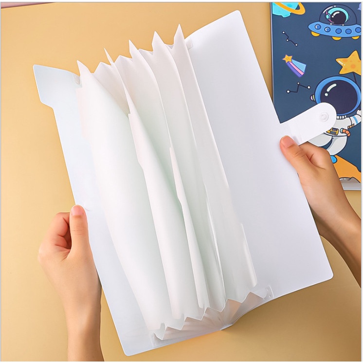 PVN47390 Túi đựng bài kiểm tra, tài liệu A4 hoạt hình phi hành gia (Hình ngẫu nhiên) Giá Rẻ