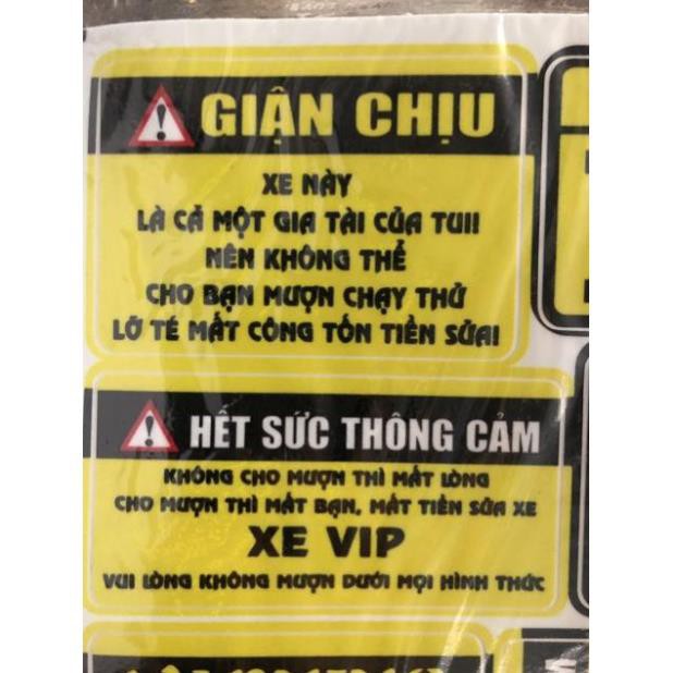 Bộ Tem Cảnh Báo ( 11 hình ) To