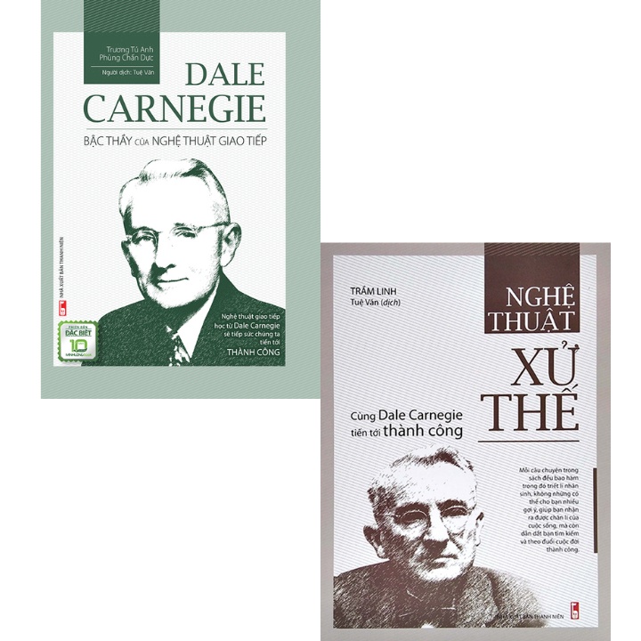 Sách - Combo Dale Carnegie - Bậc Thầy Của Nghệ Thuật Giao Tiếp (BÌa Cứng) + Nghệ Thuật Xử Thế (Bộ 2 Cuốn) - ML