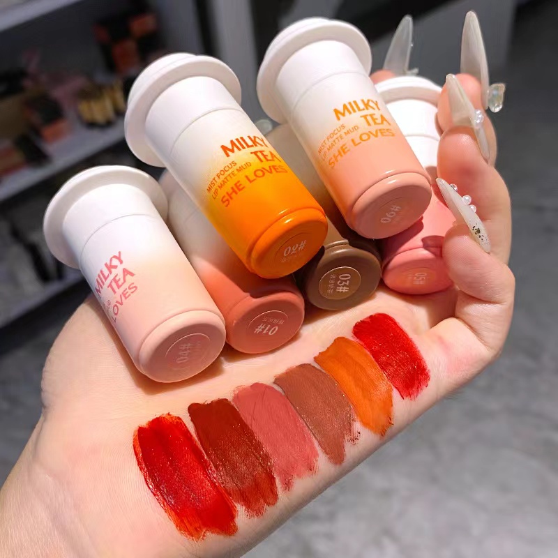 [Hàng mới về] Son kem lì SHE LOVES trang điểm chống nước 6 màu tùy chọn 