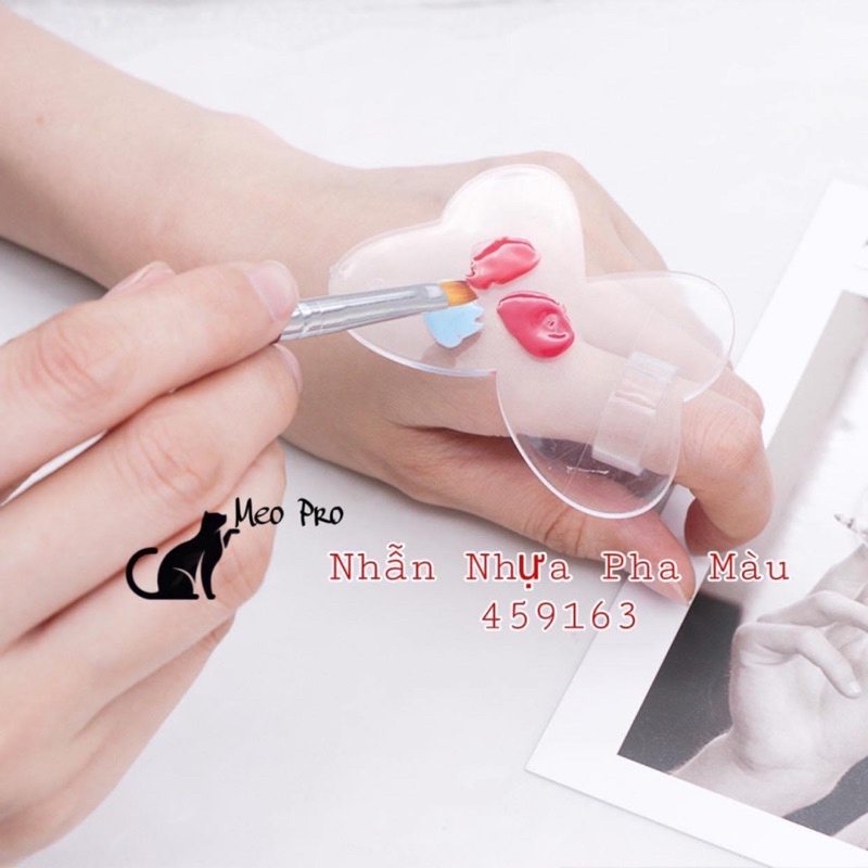 Nhẫn pha màu bột vẽ , màu sơn móng tay chân