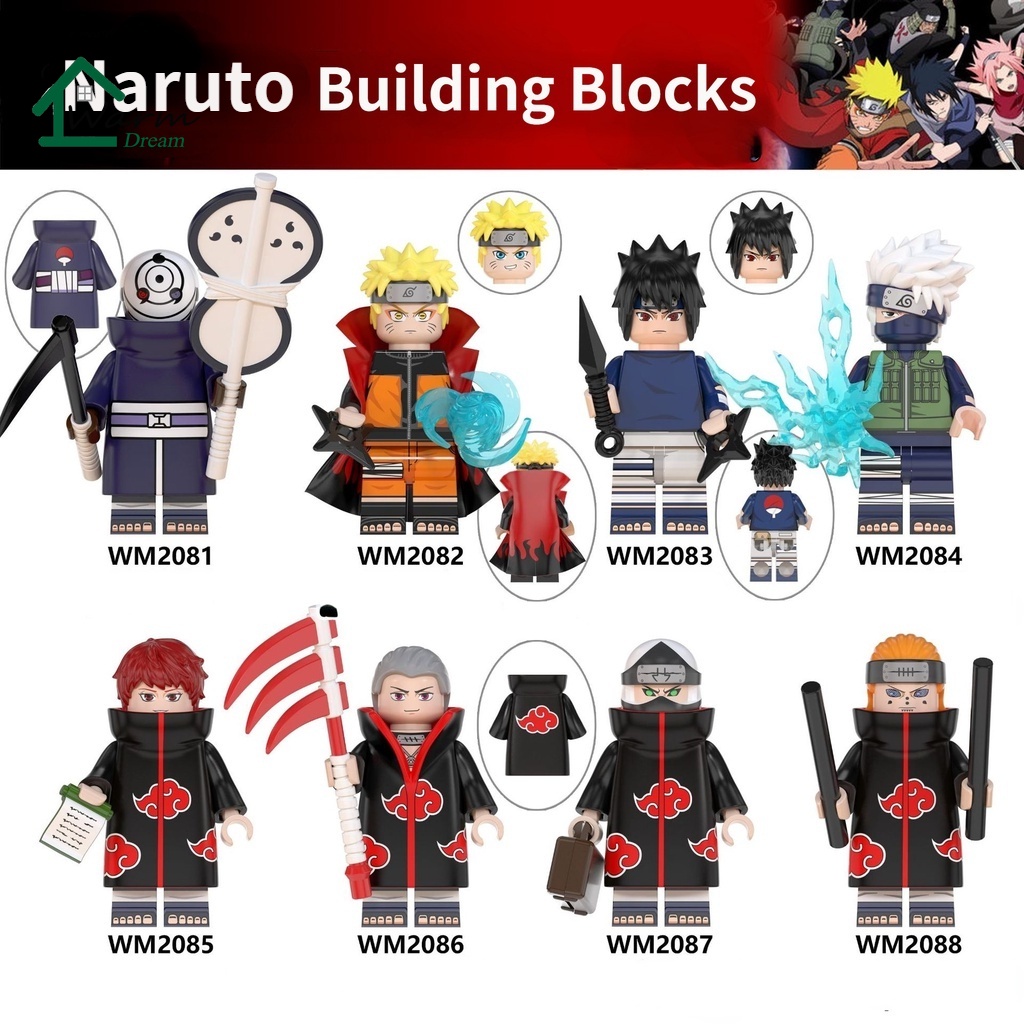 Mô Hình Đồ Chơi Lego Nhân Vật Sasuke Kakashi Trong Naruto
