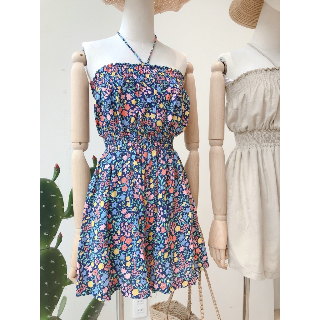 Bộ liền quần Jumpsuit ngắn cột dây MIEU - HM11