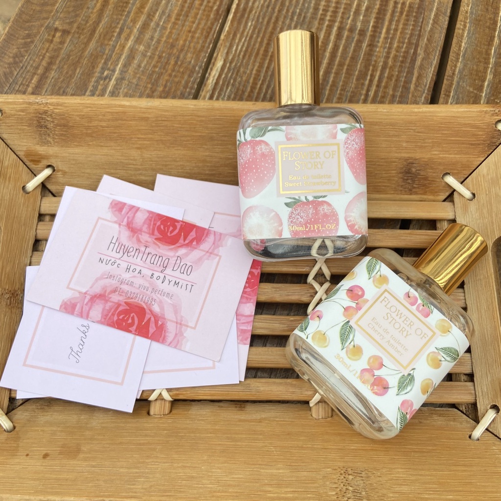 Nước hoa Flower Of Story 30ml hương hoa trái cây nhẹ nhàng dành cho học sinh