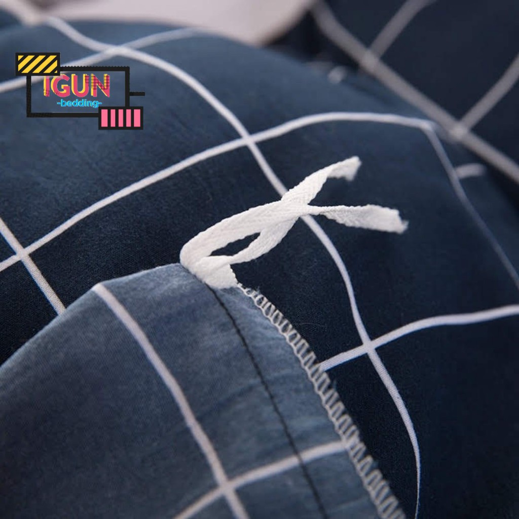 Bộ Chăn Ga Gối COTTON ĐŨI Kẻ Caro (nhiều mẫu) 4 món họa tiết Hàn Quốc | BigBuy360 - bigbuy360.vn