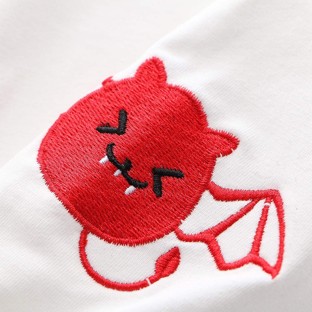 Áo hoodie unisex nam nữ mẫu ma có nón có sừng