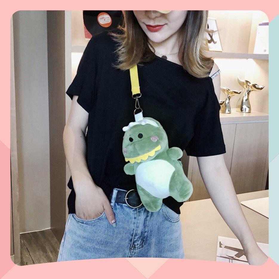 Túi Đeo Chéo Khủng Long  - Túi Đeo Chéo Thú Bông Đẹp Túi Gấu Cute