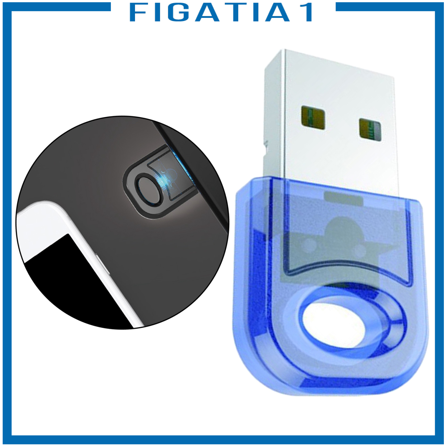 Usb Bluetooth 5.0 Không Dây Figatia1 Cho Windows 7 8 10 Pc Laptop
